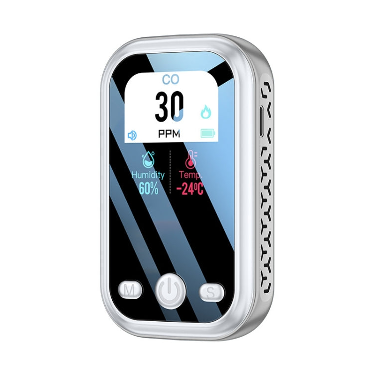 Rilevatore portatile di monossido di carbonio, allarme di rilevamento domestico esterno, D6 Gray, D6 Blue Rilevatore portatile di monossido di carbonio, allarme di rilevamento domestico esterno, D6 Gray, D6 Blue